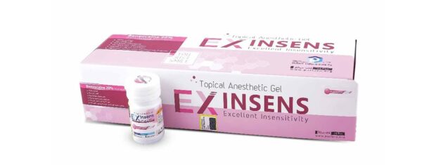 ژل بی حسی Parla ?- ژل بی حسی موضعی EX INSENS - Topical Anesthetic Gel