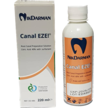محلول نرم کننده کانال Canal EZE برند Nik Darman - محلول اسید سیتریک 40% Canal EZE 220ml - نیک درمان آسیا - محلول اسید سیتریک 40% کانال ایز - اسید سیتریک - Canal EZE - نیک درمان