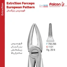 فورسپس ریشه کش بالا نازک fig:29N فالکن Falcon