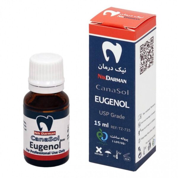 کاناسول اوژنول ۱۵ میل Canasol Eugenol نیک درمان? - مواد اندو - اندودانتیکس