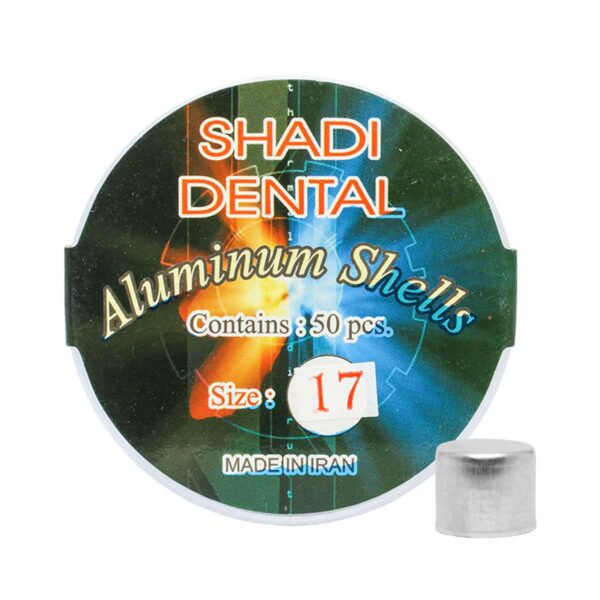  روکش موقت آلومینیومی برند Shadi ، خرید روکش موقت آلومینیومی با بالاترین کیفیت ، روکش موقت آلومینیومی شادی SHADI Aluminum Shells ، تهران دنت